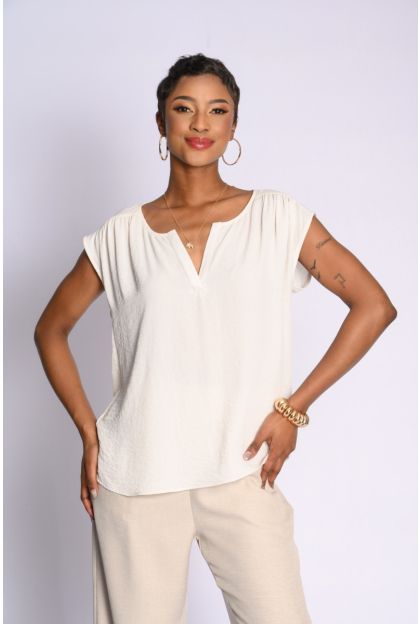 Plain Woven Top