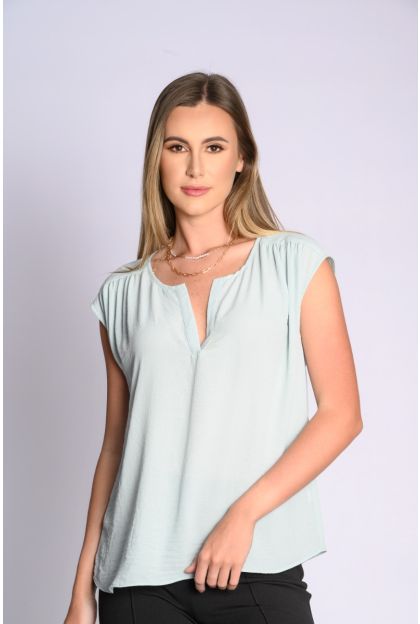 Plain Woven Top
