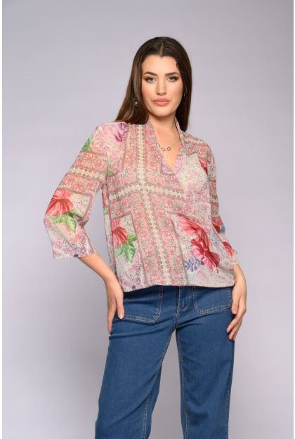 Migrolio Print Blouse