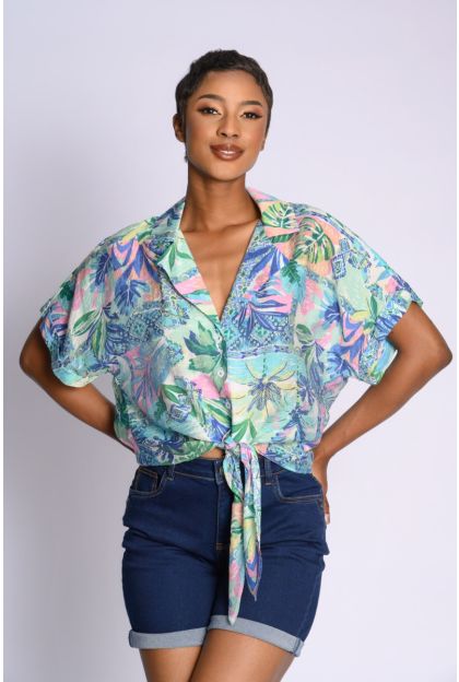 Print Woven Top