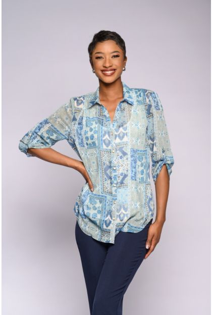 Print Woven Top