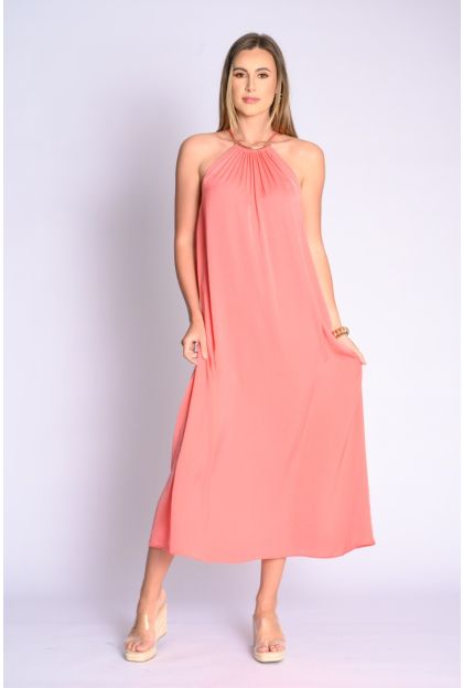 Trim Maxi Dress