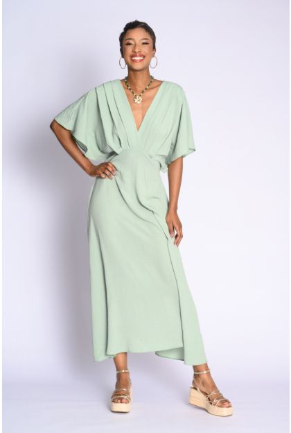 Plain Wrap Dress