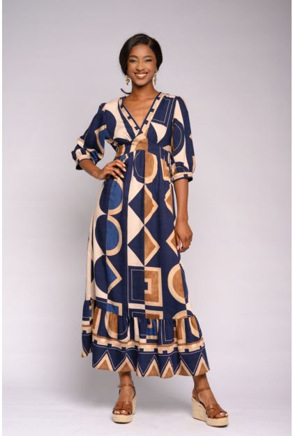 Print Maxi Dress
