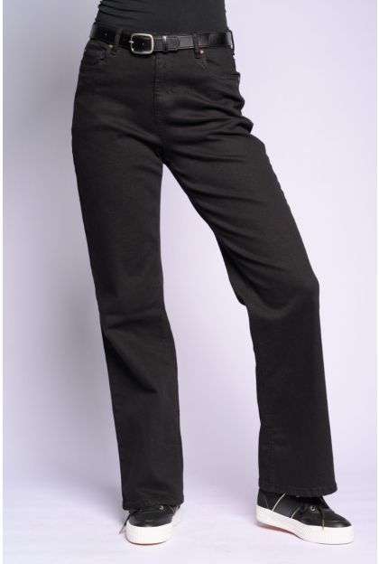 Belted Denim Bootleg