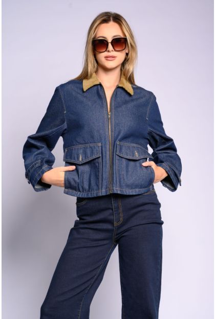Denim Zip Jacket