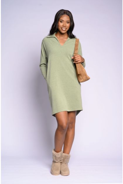 M&eacute;lange Knit Dress