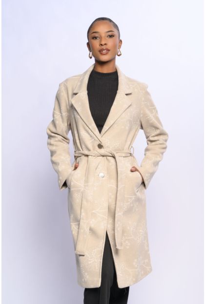 Embroidered Melton Jacket