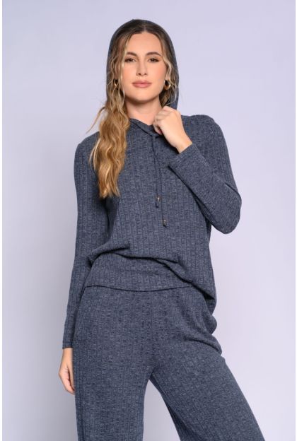 Fluffy Rib Knit Top