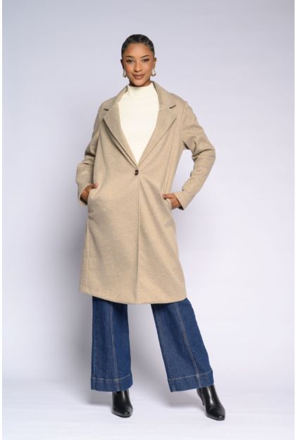 Ll Plain Coat Natural