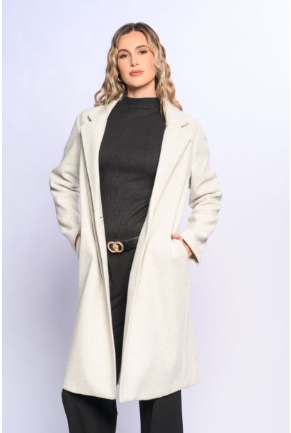 Ll Plain Coat Cream