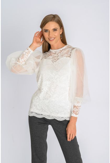 Lace Sheer Top