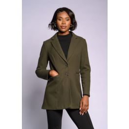 Midi Melton Coat | Contempo Online